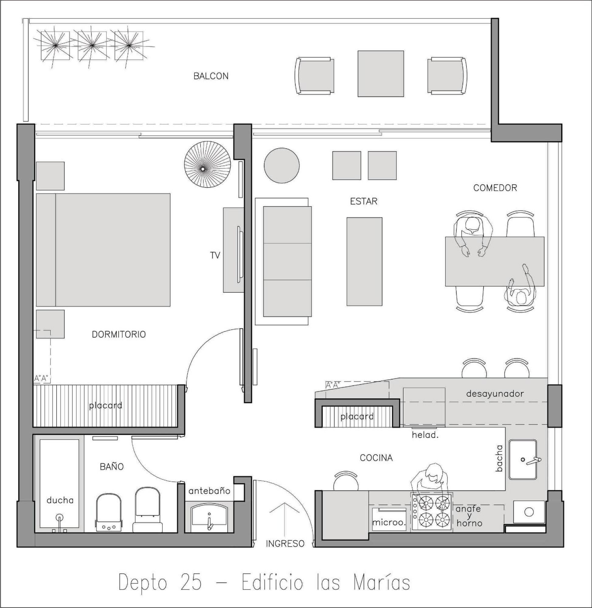 Apartment Depto 25 Marias *